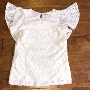 Woman’s White Lace Merona Shirt